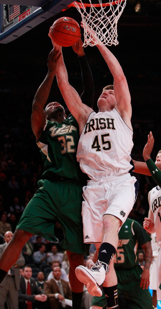 No. 23 Notre Dame Edges USF in OT, 57-53 (AP)