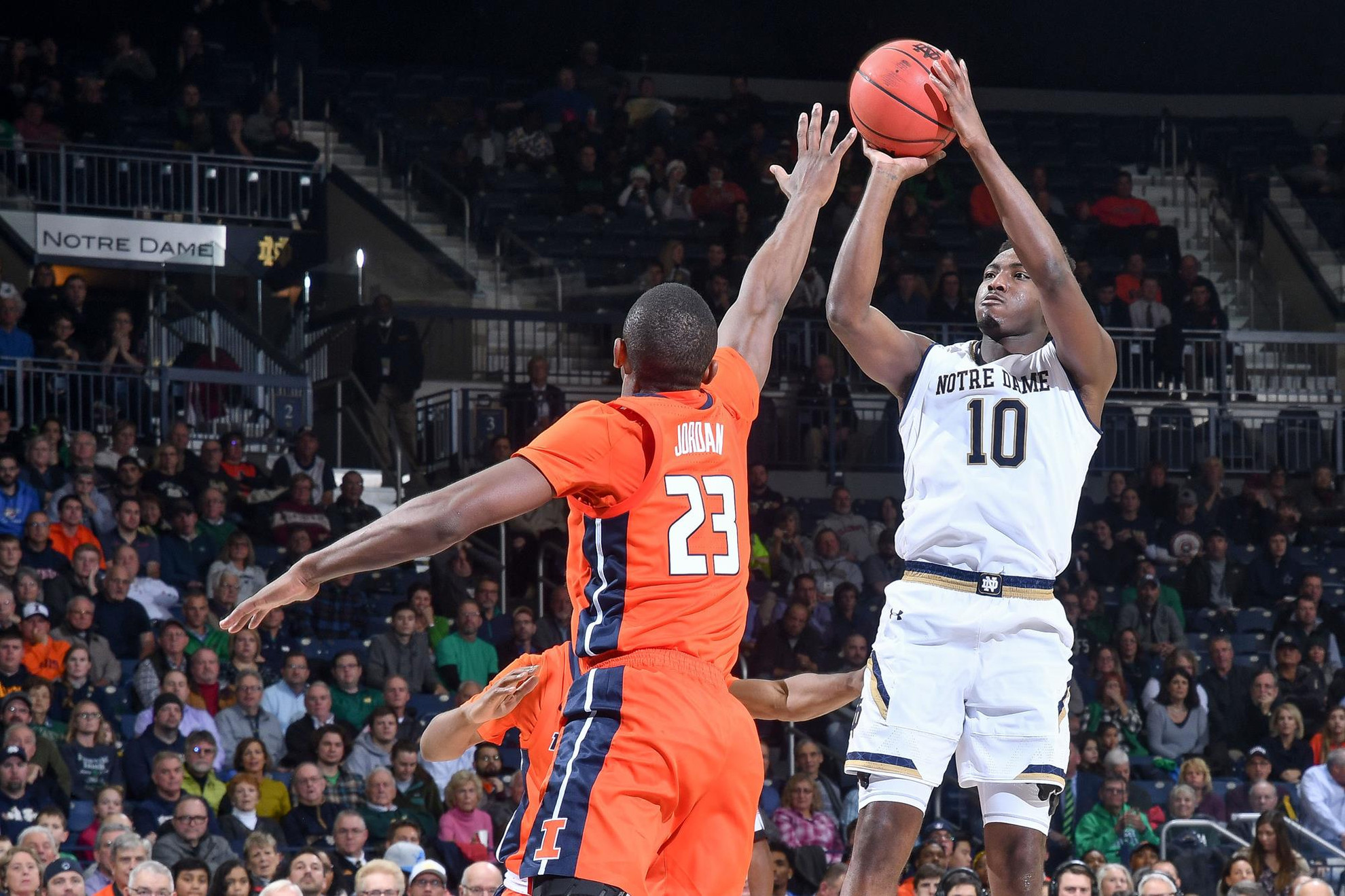 Irish Down Illini 76-74 In ACC/Big Ten Challenge Nov 27, 2018; South Bend, IN, USA;