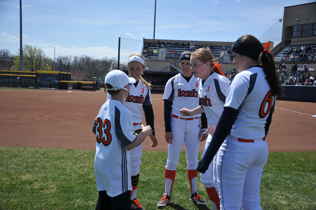 2014 Notre Dame Strikeout Cancer Doubleheader