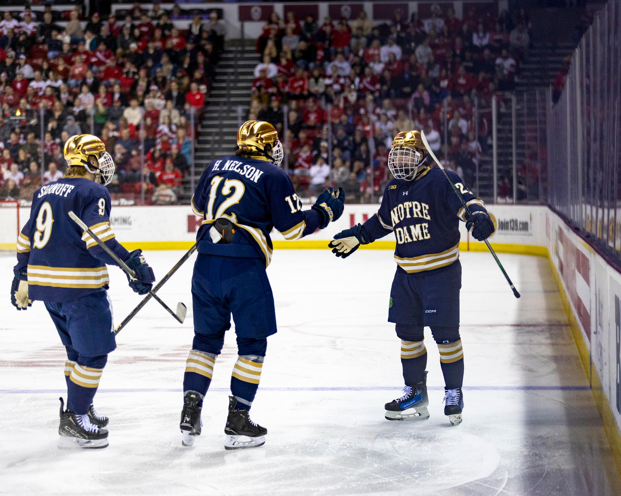 Irish Bounce Back With B1G Win At Wisconsin Irish Bounce Back With B1G Win At Wisconsin