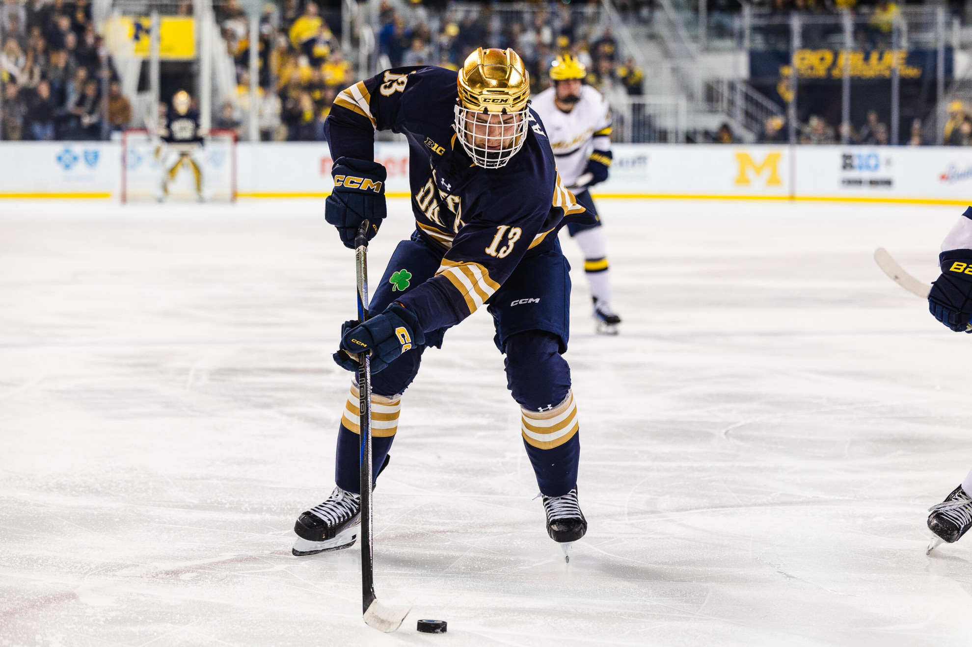 Irish Drop Heartbreaker In Overtime At #7/7 Michigan Irish Drop Heartbreaker In Overtime At #7/7 Michigan
