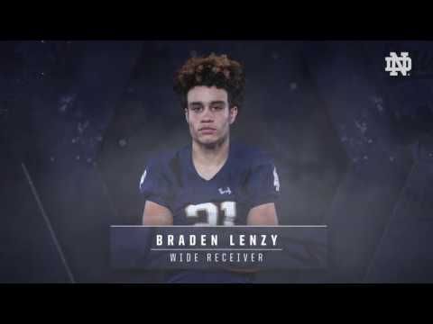 Braden Lenzy Highlights | @NDFootball Signing Day (12.20.17)