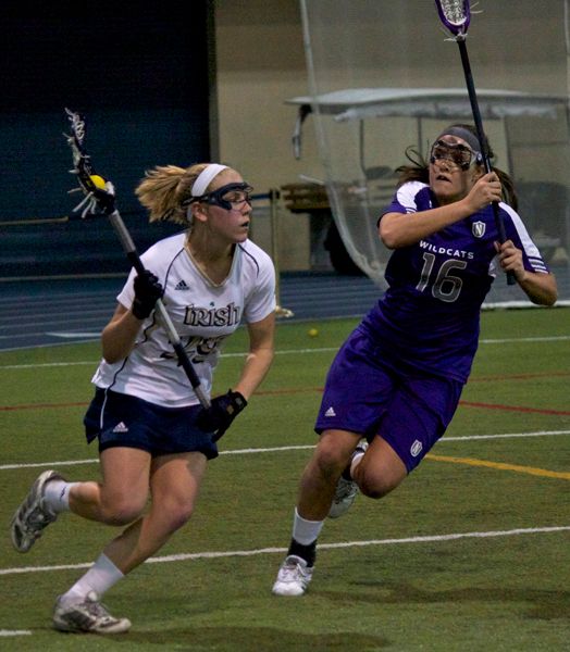 Senior midfielder Shaylyn Blaney had three goals and three assists in the 12-10 win at Duquesne.