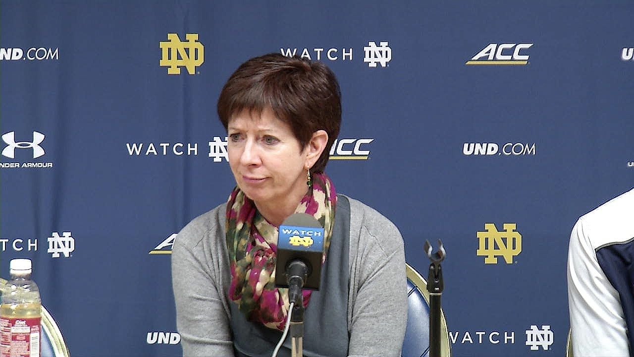 Muffet McGraw Post-Game Press Conference - Valparaiso