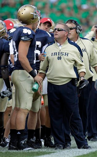 Football Game Day Central Purdue Notre Dame Football