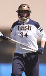 Goalkeeper Carol Dixon has started in 42 consecutive games for Notre Dame dating back to the start of the 2004 season.