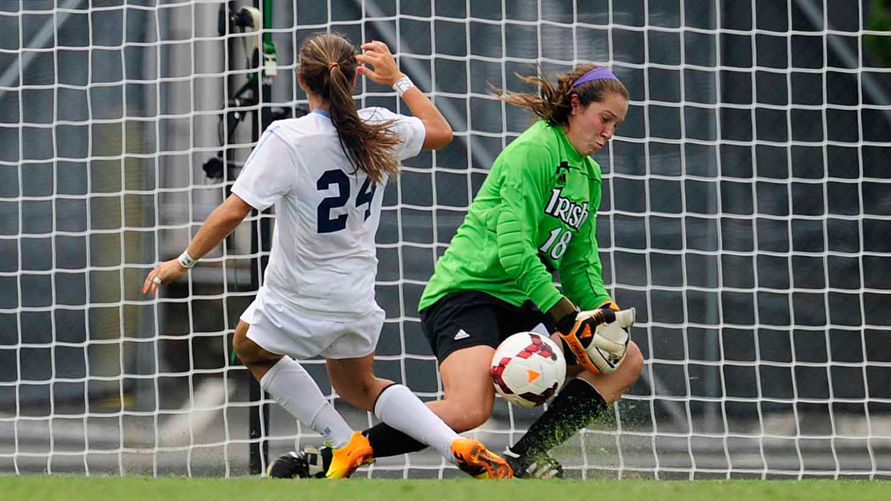 Freshman goalkeeper Kaela Little made five saves in Sunday's 1-0 win at #1 North Carolina, picking up the third shutout of her rookie season.