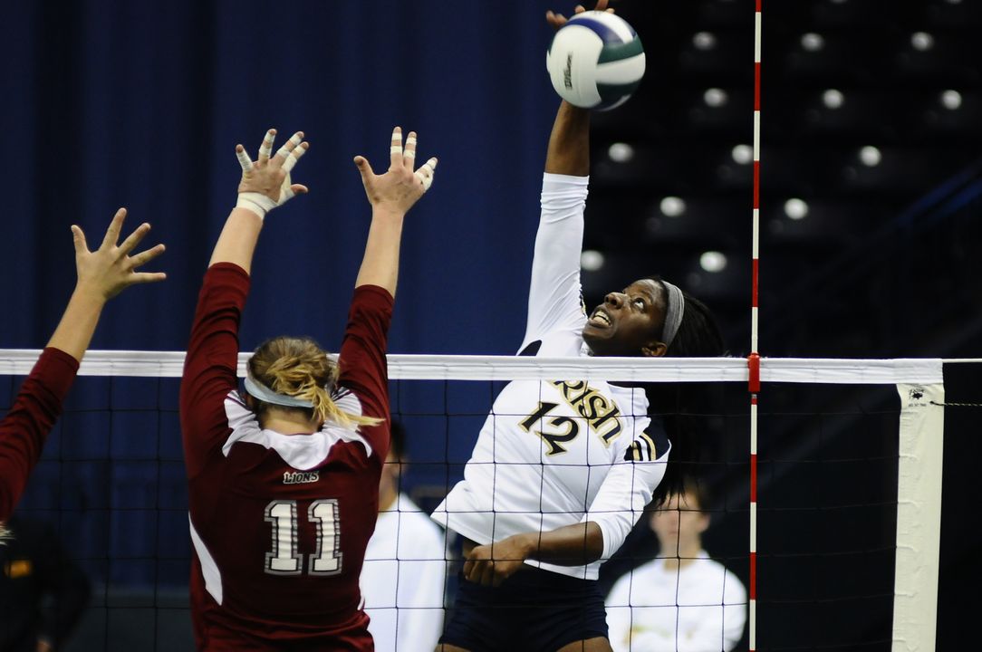 Notre Dame Women's Volleyball vs. Loyola Marymount Notre Dame, Ind. (Purcell Pavilion) L, 3-1