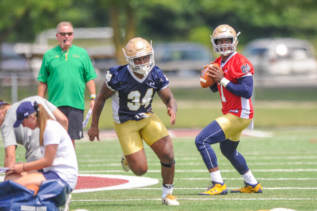 2017 Notre Dame Football Fall Camp - Practice One