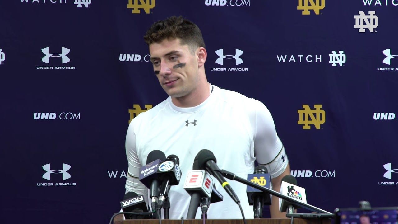 @NDFootball | Ian Book Post-Game Press Conference vs. Northwestern (2018)