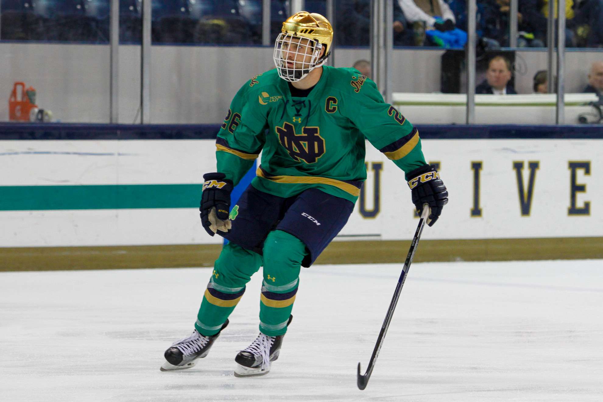 #18 Irish to Close First Semester at #3 Boston College on Thursday Night Steven Fogarty has five assists in eight career games against the Eagles.