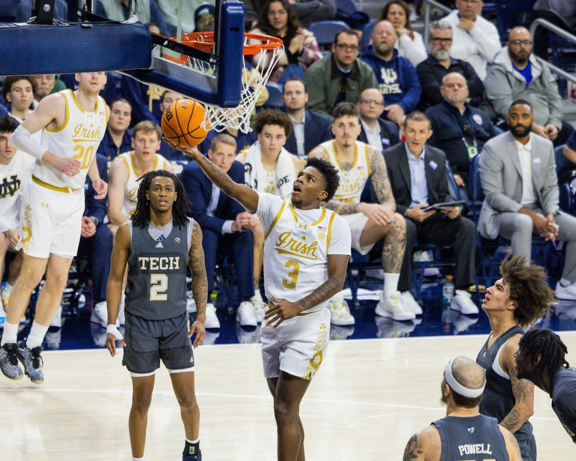 Irish Battle Back For 71-68 Win Over Georgia Tech Irish Battle Back For 71-68 Win Over Georgia Tech
