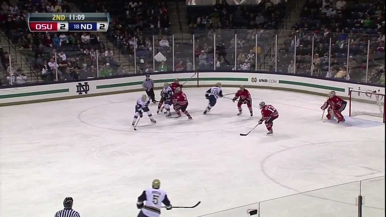 Notre Dame Hockey - Ohio State Swept In CCHA First Round - March 3, 2012