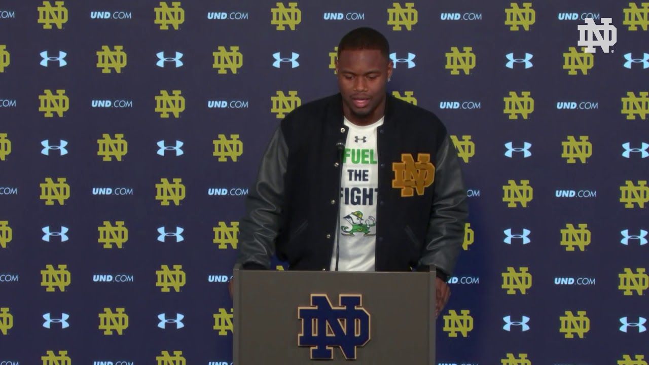 @NDFootball | Daelin Hayes Post Game Press Conference vs. Florida State (2018)