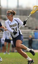 Senior Kaki Orr leads the Irish with 35 draw controls this season.  She has also scored 10 goals with four assists from her midfield position.