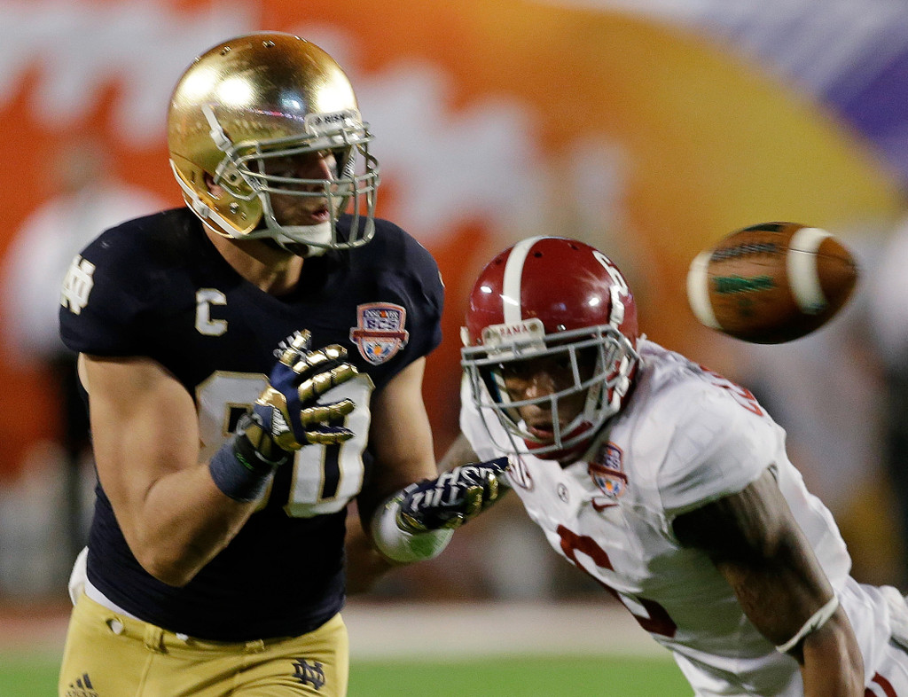 Irish Title Hopes Halted By Crimson Tide, 42-14 (AP)