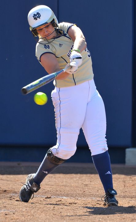Heather Johnson drove in four runs during Tuesday's doubleheader.