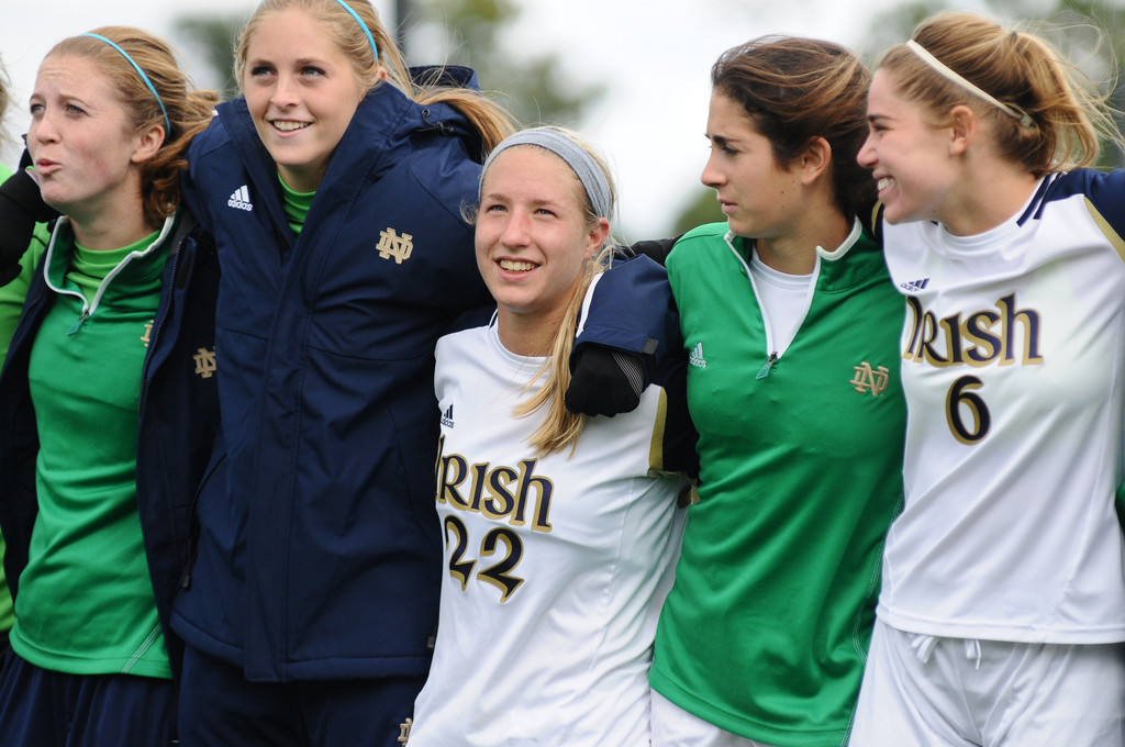 Notre Dame Women's Soccer vs Oakland on 09-23-2012