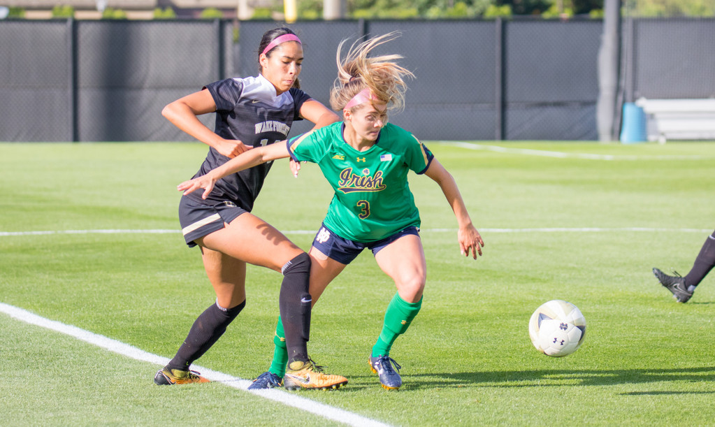#22 Notre Dame vs #20 Wake Forest on September 29th 2017, at Alumni Stadium