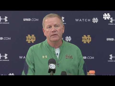 Brian Kelly Press Conference Sept 1st