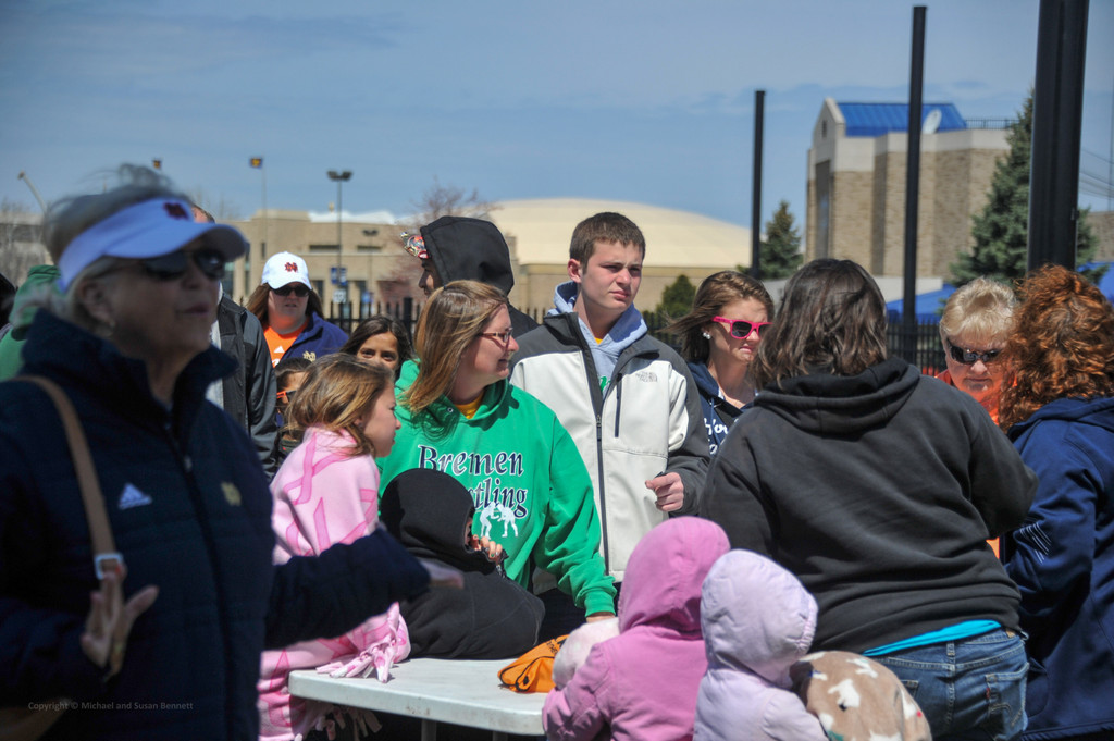 2014 Notre Dame Strikeout Cancer Doubleheader