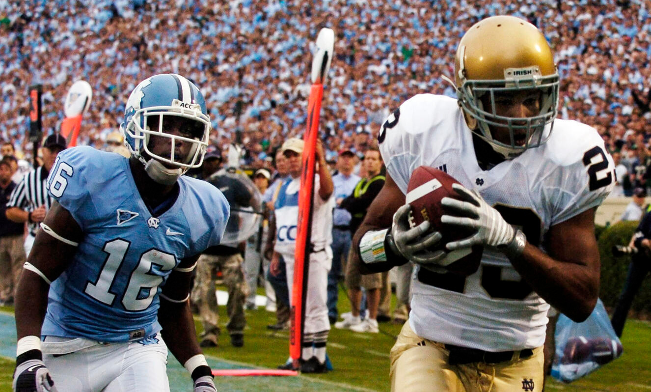 Irish Fall To #22 Tar Heels Notre Dame NCarolina Football