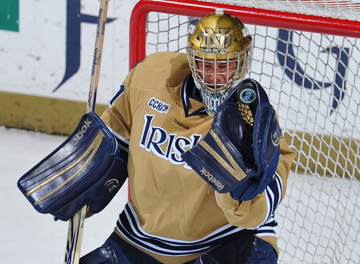 Irish Ring In The New Year With A 5-2 Win Over Boston University Steven Summerhays made 30 saves in the 5-2 win over Boston University.