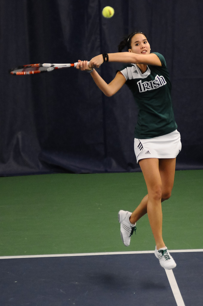 Notre Dame Women's Tennis vs #3 Duke on March 3, 2012