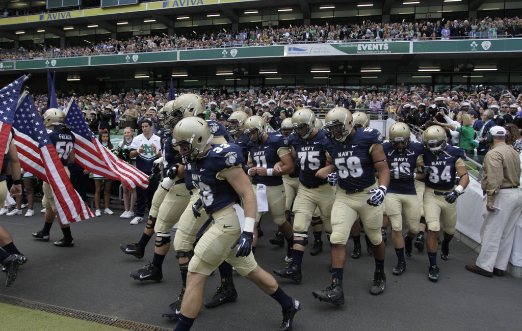 Notre Dame Pounds Navy 50-10 in Dublin (AP)