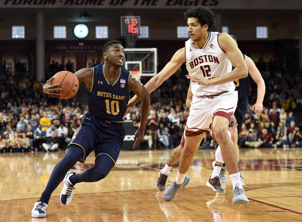 Notre Dame vs. Boston College (USATSI)