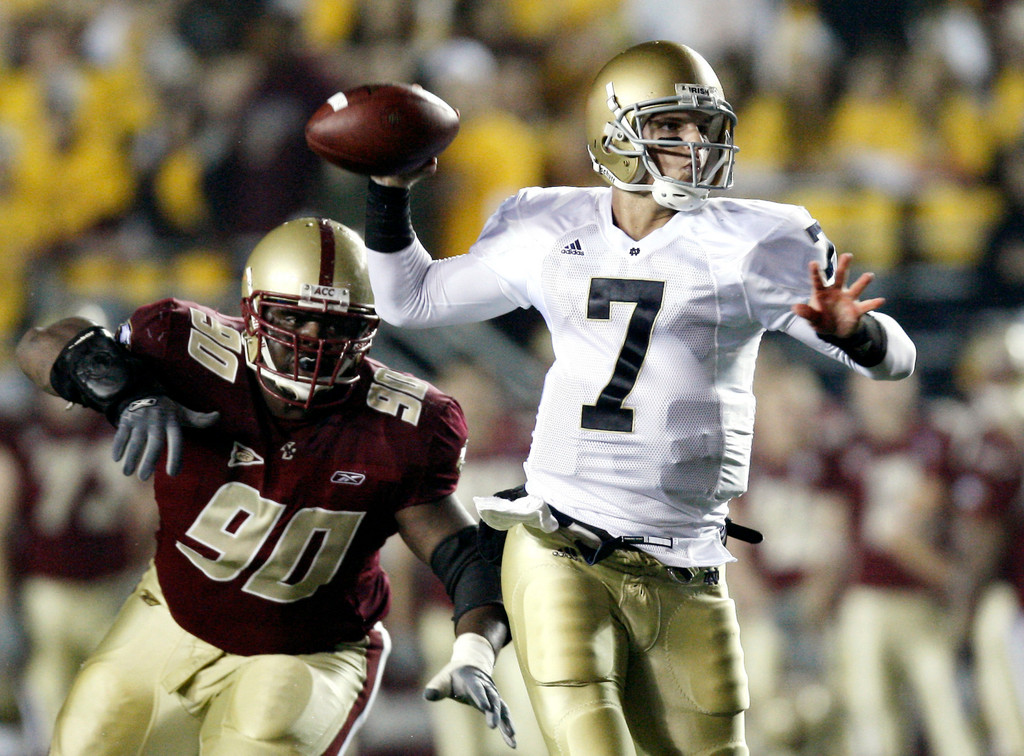 Notre Dame vs. Boston College, 11/08/08