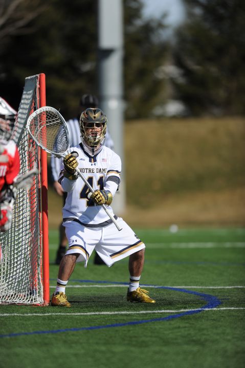 Sophomore goalie Shane Doss made a career-high 17 saves in Saturday's 15-10 win at Duke.