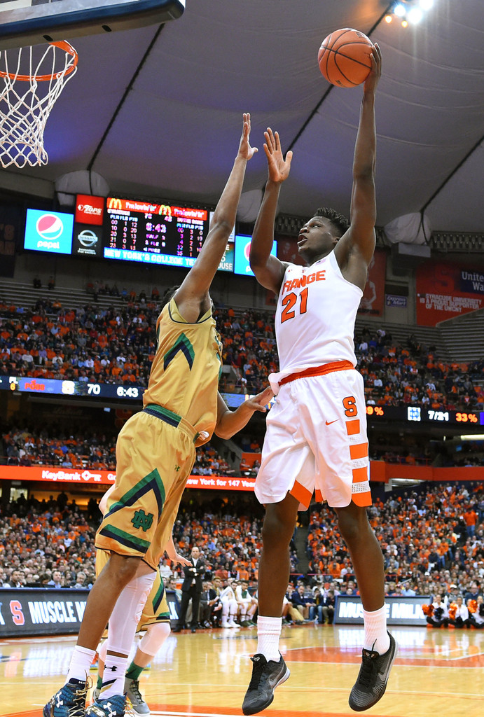 No. 25 Notre Dame Falls to Syracuse, 81-66
