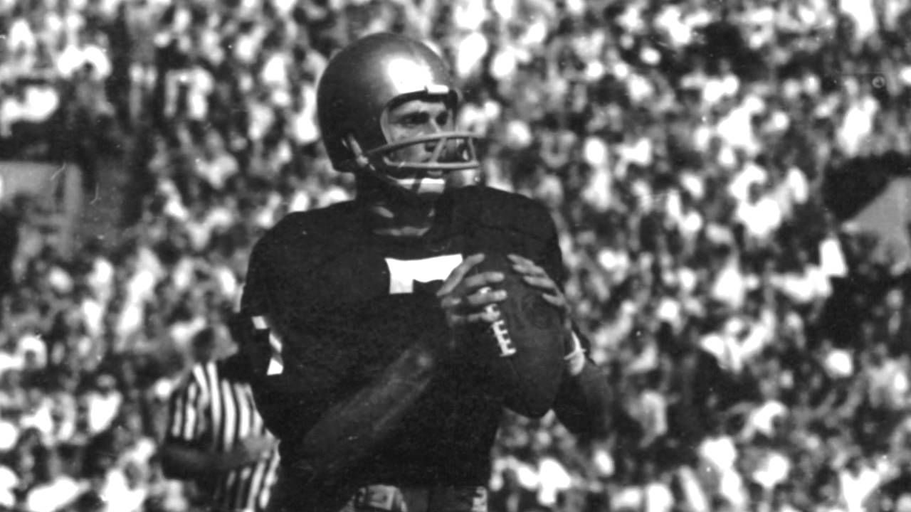 Theismann, As In Heisman - 125 Years of Notre Dame Football - Moment #095