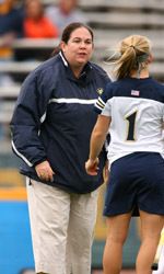 Notre Dame head coach Tracy Coyne was named the 2006 BIG EAST coach of the year as she has her team has recorded its best record ever.