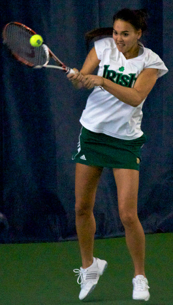 No. 19 Irish Advance To Semifinals Of Blue Gray Classic Kristy Frilling clinched the match for the Irish with a three-set win over Anastasia Putilina, 6-1, 5-7, 6-2.