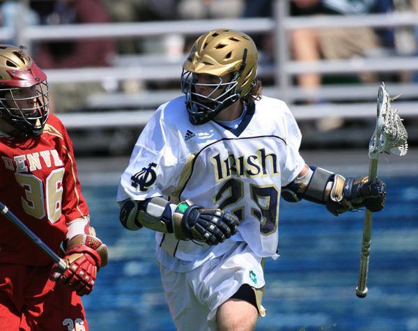 Senior attackman Alex Wharton notched a career-high six points on two goals and four assists on Saturday.