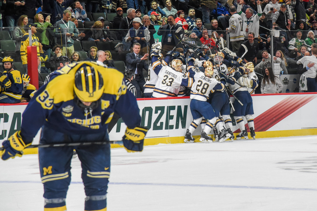No. 1 Notre Dame Hockey vs. Michigan, National Semifinal