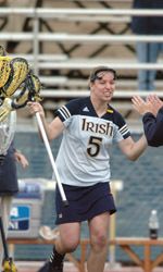 Graduated senior Meghan Murphy was honored by the Intercollegiate Women's Lacrosse Coaches' Association with the IWLCA Community Awareness Award for her community service efforts this past year.