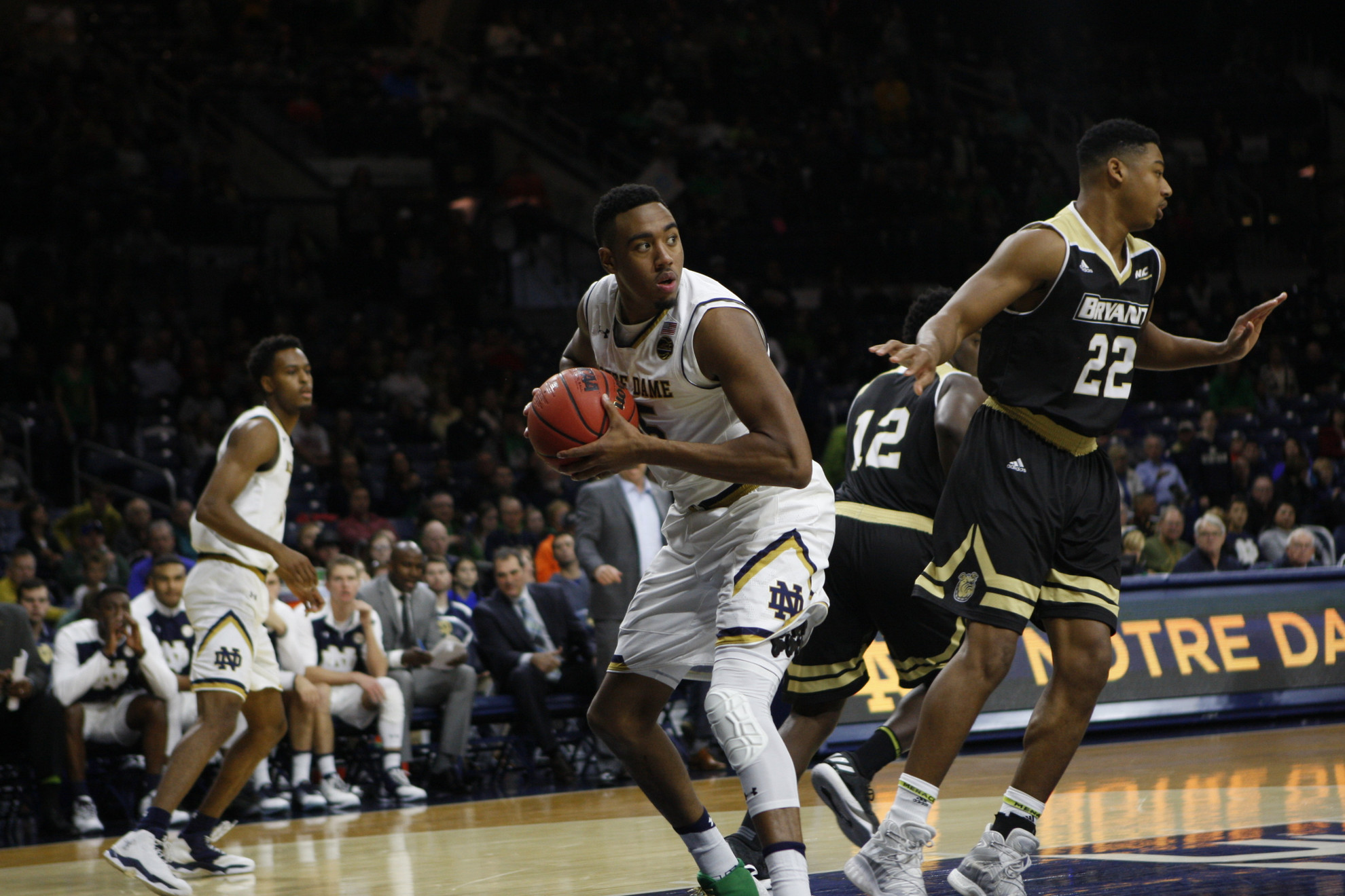 Irish Open Season With 89-64 Victory Over Bryant Irish Open Season With 89-64 Victory Over Bryant