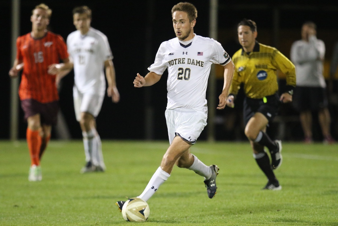 #1 Irish Tussle With UConn Tuesday Junior midfielder Blake Townes