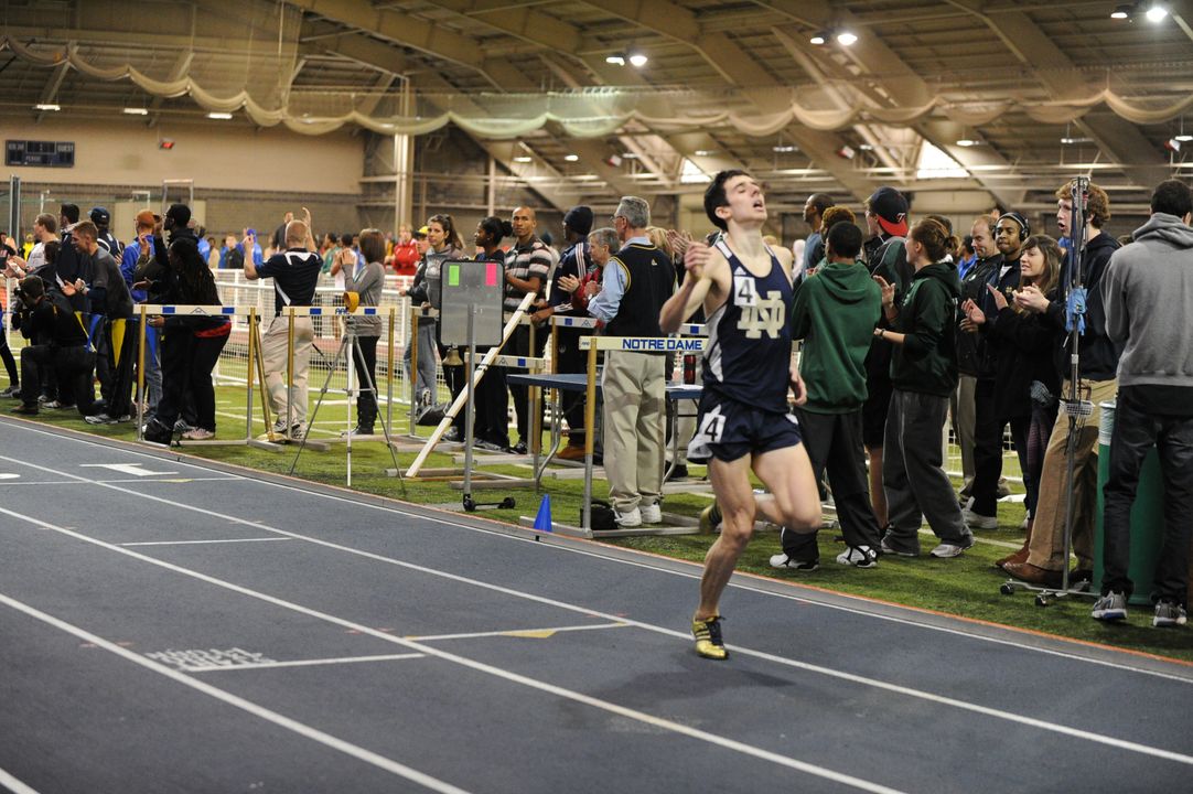 Junior Jeremy Rae won the 1,000m run on Saturday at the Notre Dame Invitational.