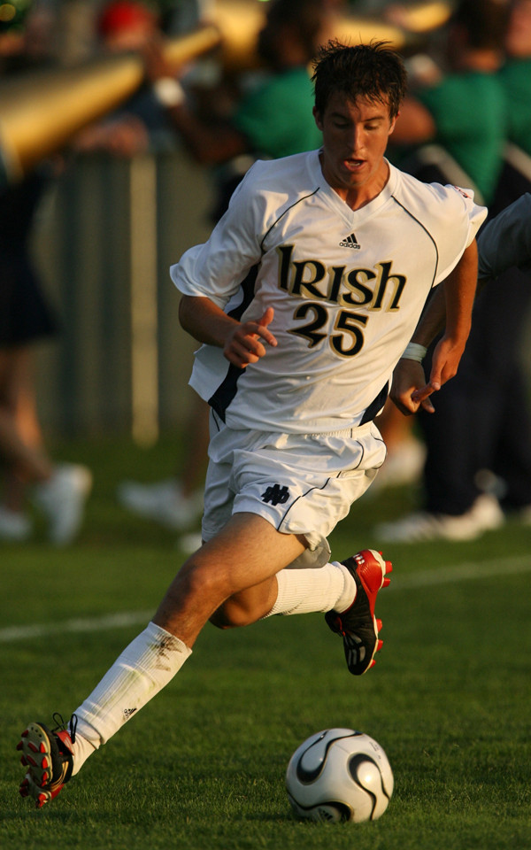 No. 3 Notre Dame Continues Homestand This Week Against Two Ranked Foes Jeb Brovsky netted the game winner against New Mexico in exhibition play on Wednesday.