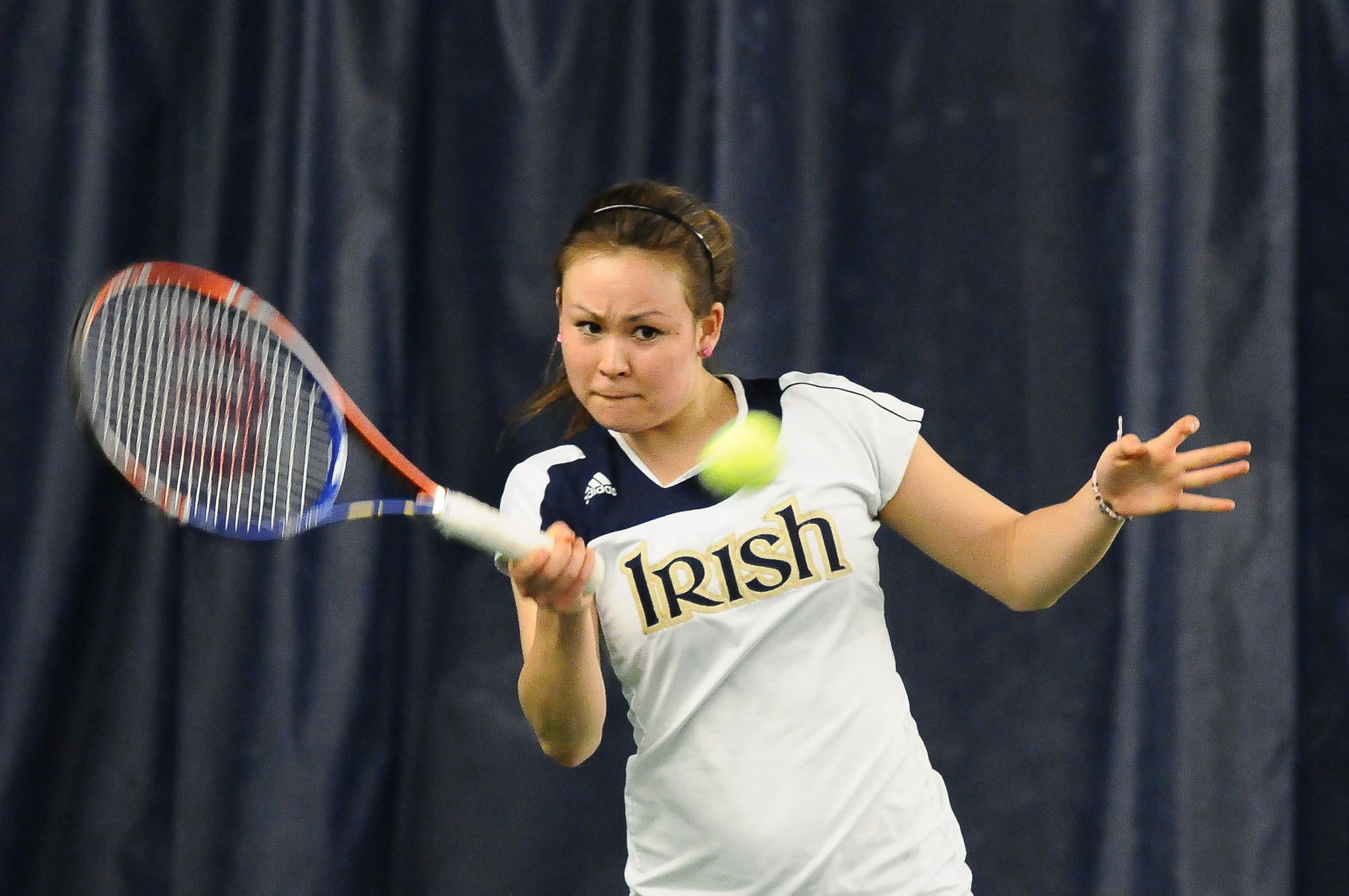 No. 18 Irish Stop DePaul 5-2 For Third Straight Win Senior Chrissie McGaffigan won her ninth singles match of the season against DePaul Saturday