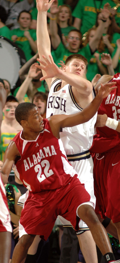 Notre Dame Downs Fourth-Ranked Alabama, 99-85