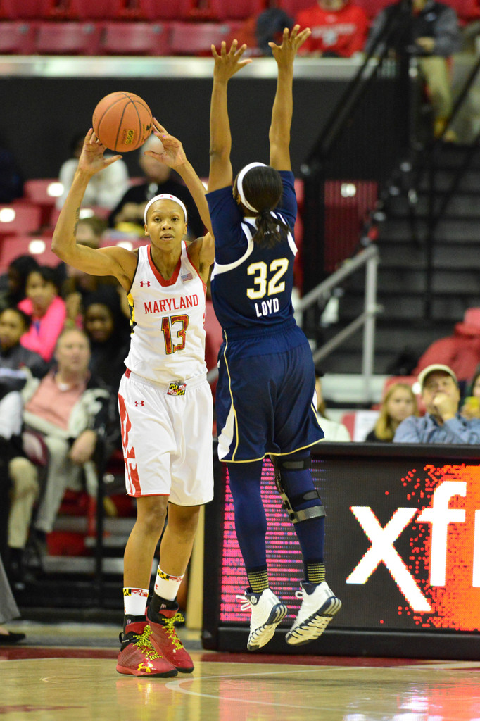 No. 2 Notre Dame at No. 8 Maryland