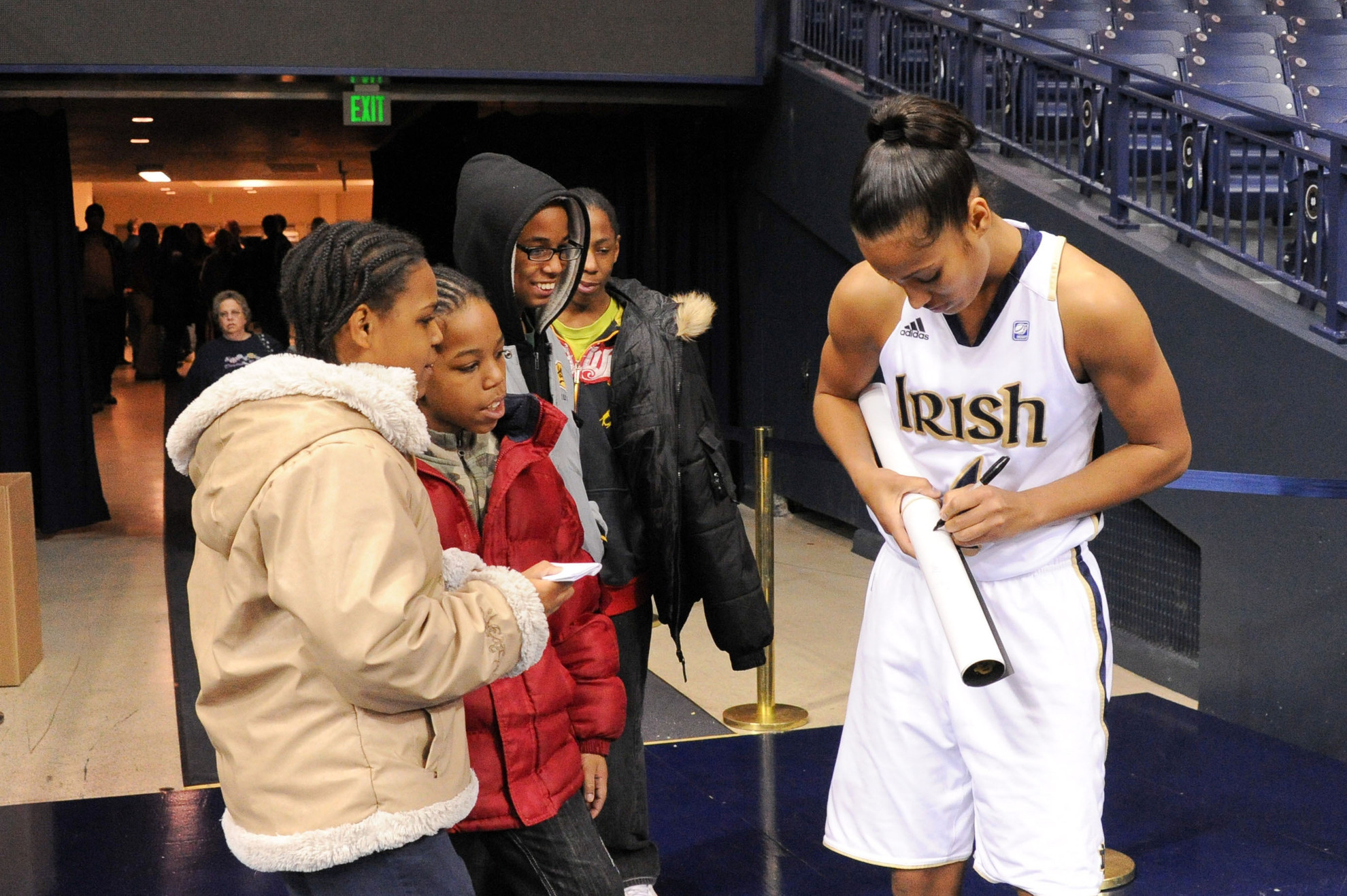 The Sky is the Limit Senior captain Skylar Diggins knows how to foster relationships both on the team and in her community