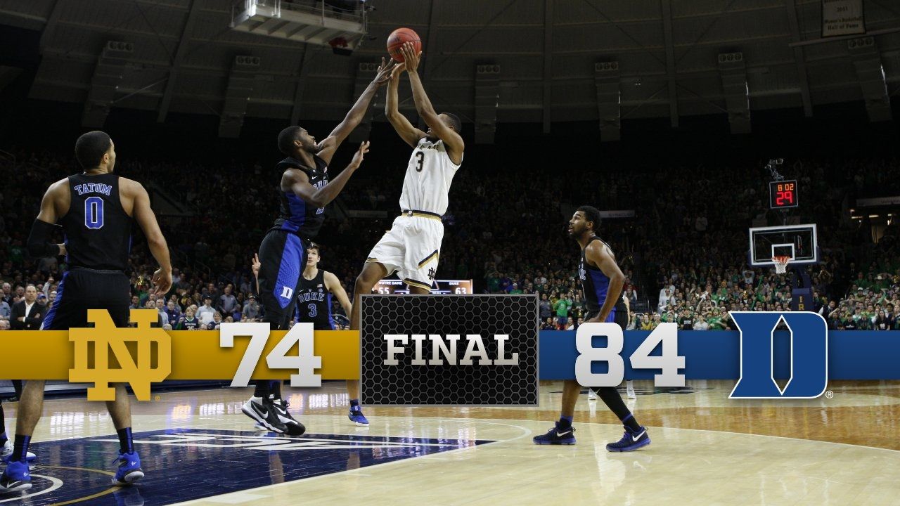 Top Moments - Notre Dame Men's Basketball vs. Duke
