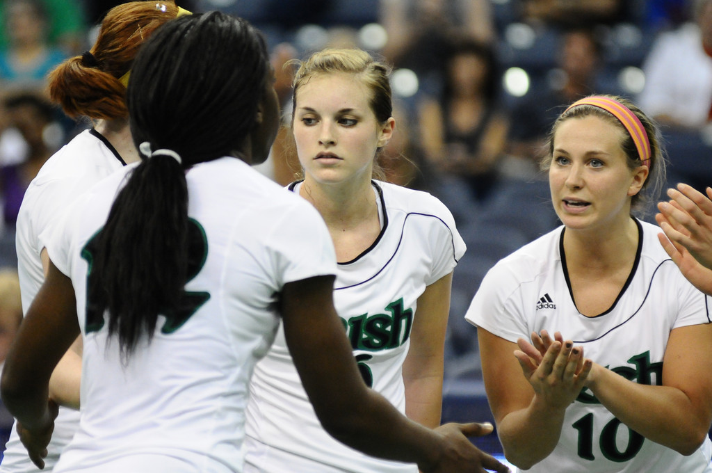 Notre Dame Volleyball vs. Kansas Notre Dame, Ind. (Purcell Pavilion) W, 3-1