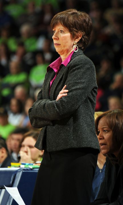 For the third time in her career, Notre Dame head coach Muffet McGraw has been selected as the WBCA Region I Coach of the Year, making her one of eight finalists for the 2012 WBCA Division I Coach of the Year, it was announced Thursday by the WBCA.